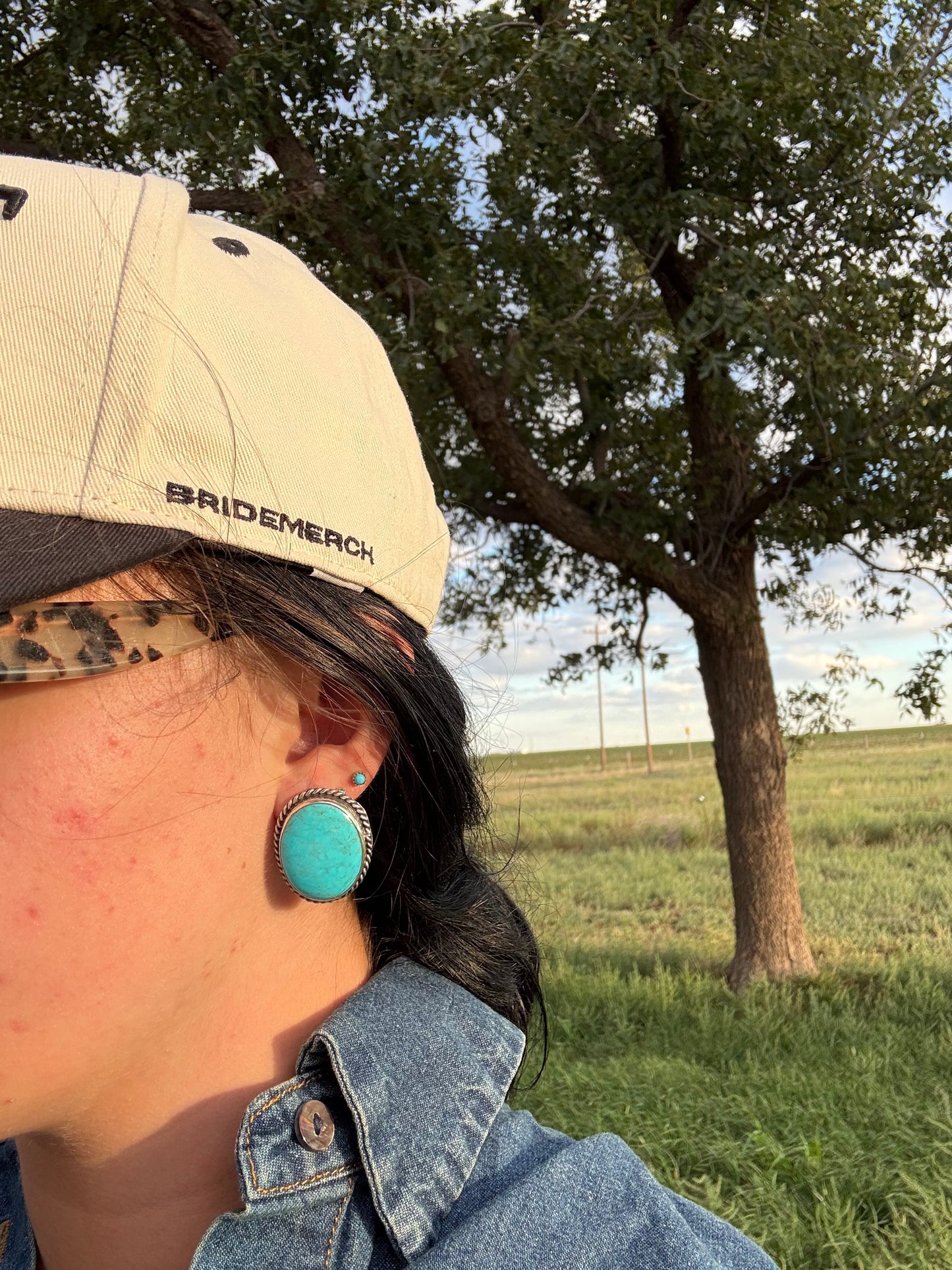 Big Turquoise studs