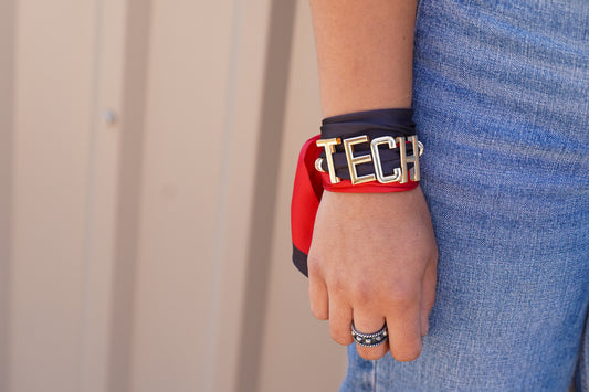 "TECH" charm scarf