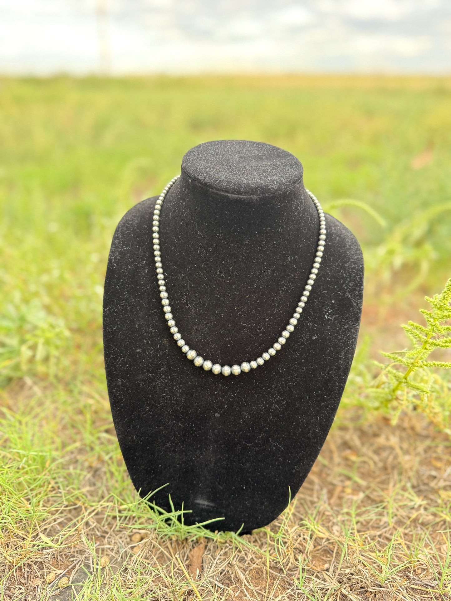 20" graduated pearl necklace