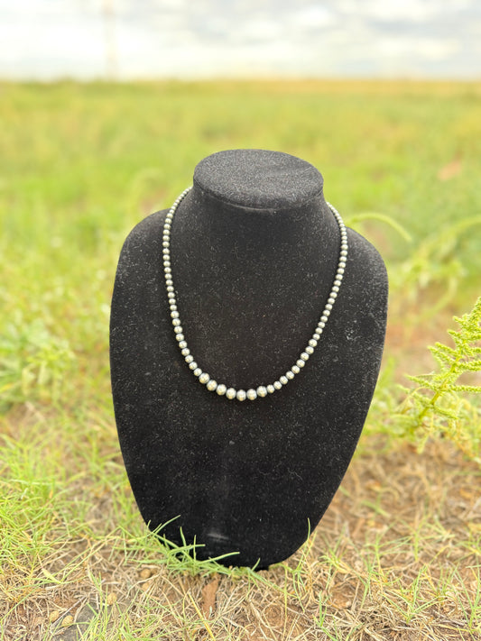 20" graduated pearl necklace