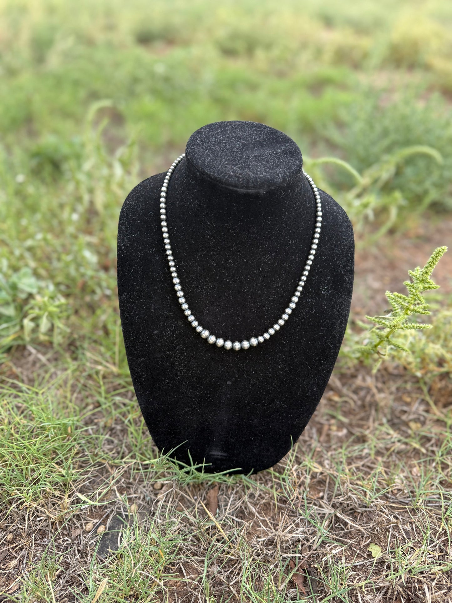 20" graduated pearl necklace