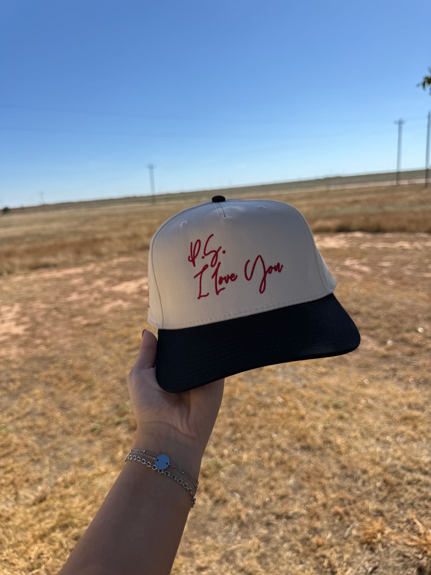 "PS I love you" Trucker hat