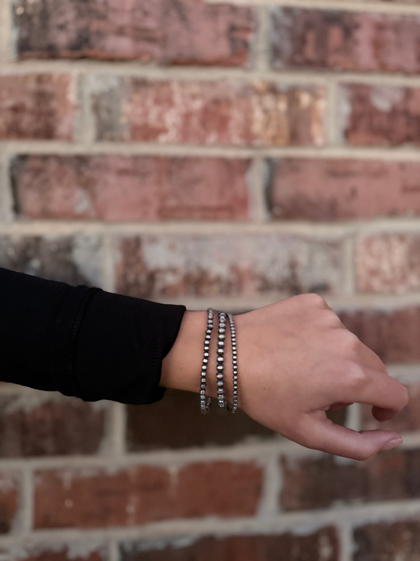 3 strand in one navajo pearl bracelet